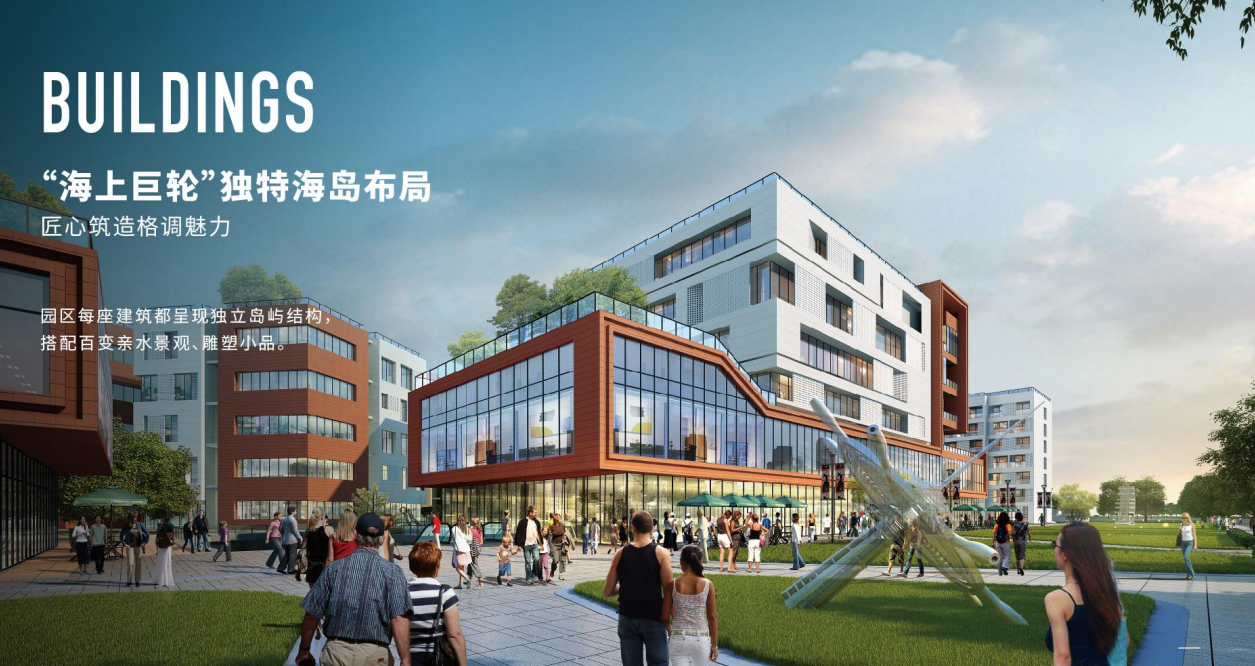 上海杨浦区新江湾城，甲级写字楼产业园区，投资首选！
