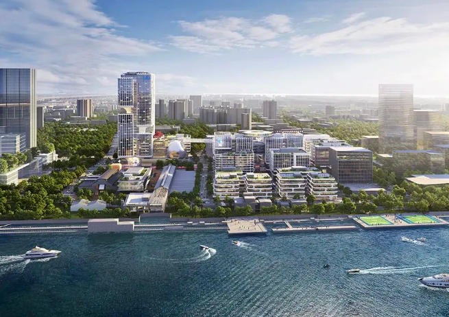 上海杨浦滨江超级合生汇，B 站滨江梦幻岛，长阳秀带核心，江景独栋 4793㎡起，数字文娱总部载体